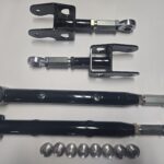 1-1/2" Mild Steel Rear Lower Control Arms Double Adjustable & Double Adjustable Uppers