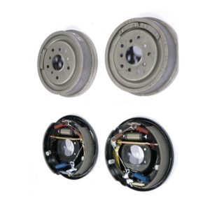 drums, brake shoes and hardware