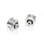 Pair of spherical upper control arm bushings