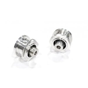 Pair of spherical upper control arm bushings