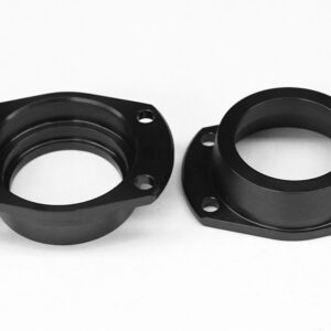 two black housing ends