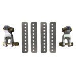 Billet Aluminum Bracket Coil Overs with Weld on Back Strips