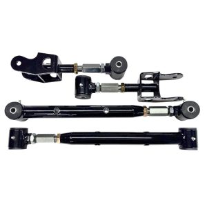 1-1/2" Mild Steel Rear Lower Control Arms Poly Double Adjustable & Poly Double Adjustable Uppers '64-'67