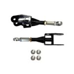 1-1/2" Mild Steel Rear Lower Control Arms Single Adjustable & Poly Double Adjustable Uppers '64-'67 - Image 3